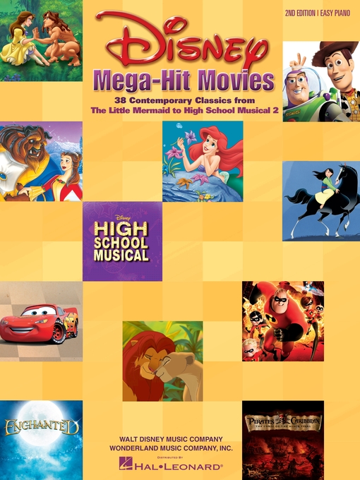 Title details for Disney Mega-Hit Movies--Easy Piano (Songbook) by Hal Leonard Corp. - Available